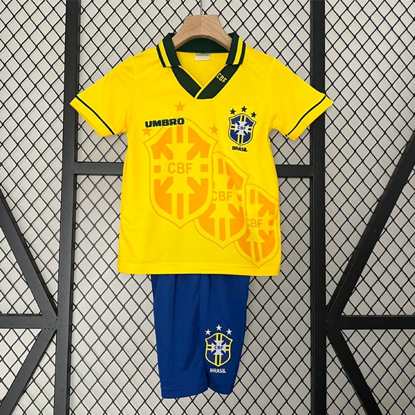 Camiseta Brasil Primera equipo Retro Niño 1993 1994